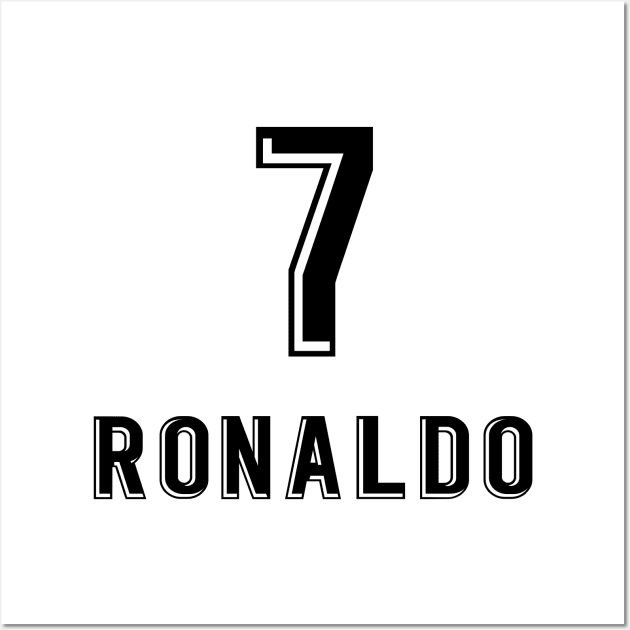 Ronaldo 7 Wall Art by Fatal_Des